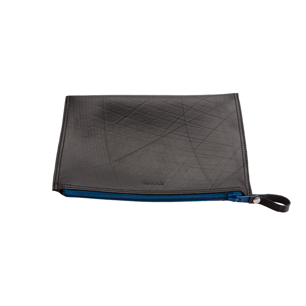 Lewis Essential Medium Flat Vegan Pouch by Paguro Upcycle